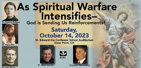 As Spiritual Warfare Intensifies--
God is Sending Us Reinforcements!